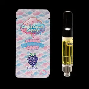 Candy Cloud Supply Grape Liquid Diamonds Vape Cartridge 1G