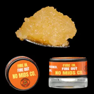 No Mids Co. Blackberry Kush Indica Fresh Frozen Live Resin
