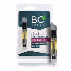 BC Vapes - 1g Distillate Cart - Girl Scout Cookies