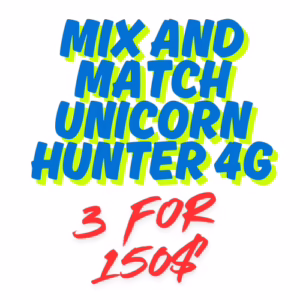 Mix and Match Unicorn Hunter 4g - 3 for 150$