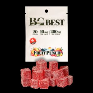 BC Best Fruit Punch THC Gummies 200mg (20 x 10mg)