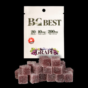 BC Best Grape THC Gummies 200mg (20 x 10mg)
