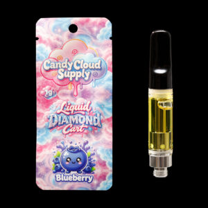 Candy Cloud Supply Blueberry Liquid Diamonds Vape Cartridge 1G