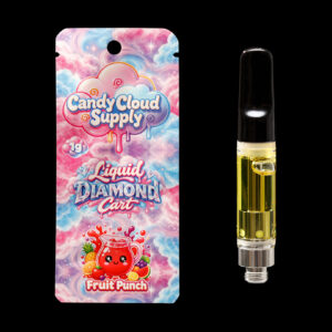 Candy Cloud Supply Fruit Punch Liquid Diamonds Vape Cartridge 1G