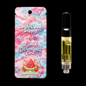 Candy Cloud Supply Watermelon Liquid Diamonds Vape Cartridge 1G