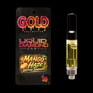 Gold Collective Mango Haze Hybrid Liquid Diamonds Vape Cartridge 1G