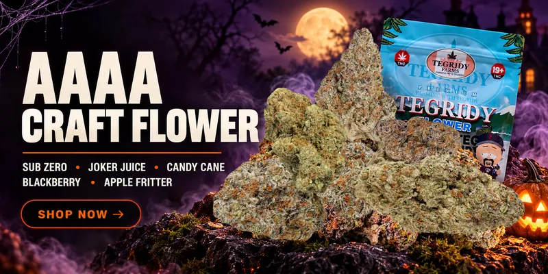 AAAA craft flower: Sub Zero, Joker Juice, Candy Cane, Blackberry and Apple Fritter. Shop now.